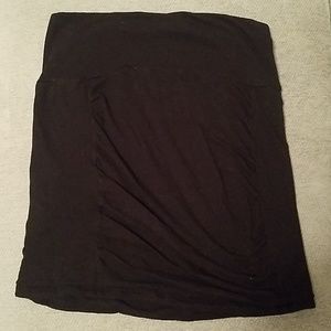 Free People Black Tulip Mini Skirt